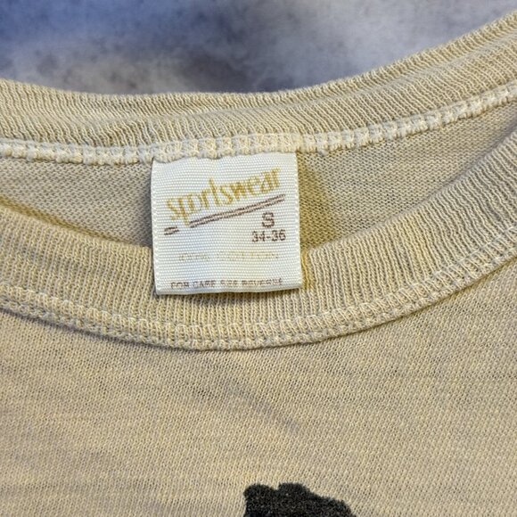 Vintage 70s 80s Phoenix Zoo T Shirt Adult Small 15x17 Zebra Single Stitch USA - Picture 3 of 9